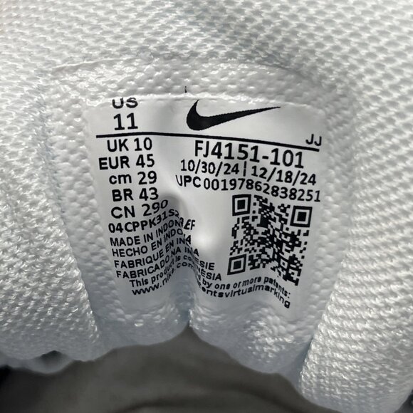 NIKE VOMERO 5 WHITE PURE PLATINUM Men’s Size 11 Bowerman Series NWT - Picture 8 of 8